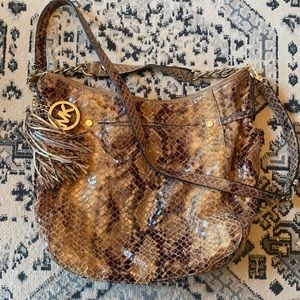 Michael Kors Snakeskin Purse
